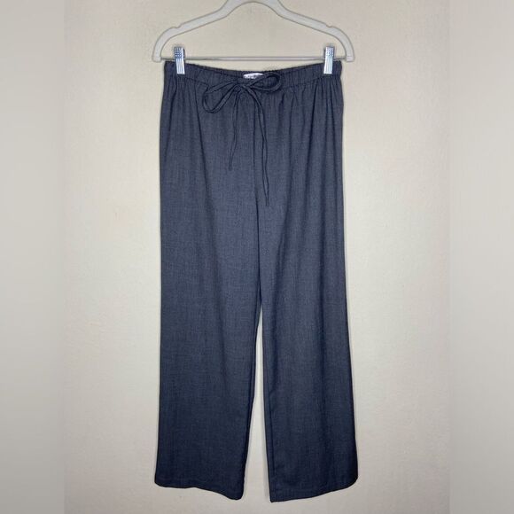 Reformation Olina Gray Pants Straight Leg Size S - Picture 6 of 9